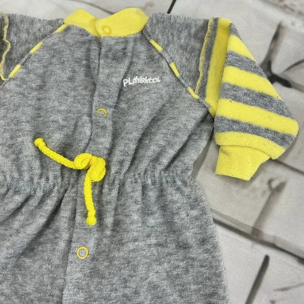 Plays Kool vintage Gray and Yellow Kids One Piece